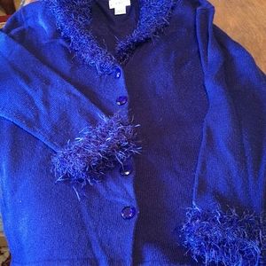 Gantos purple sweater size Large